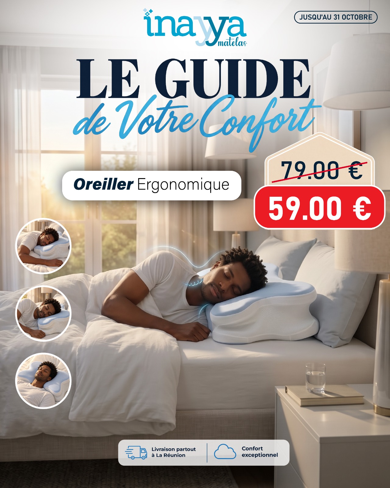 Oreiller ergonomique